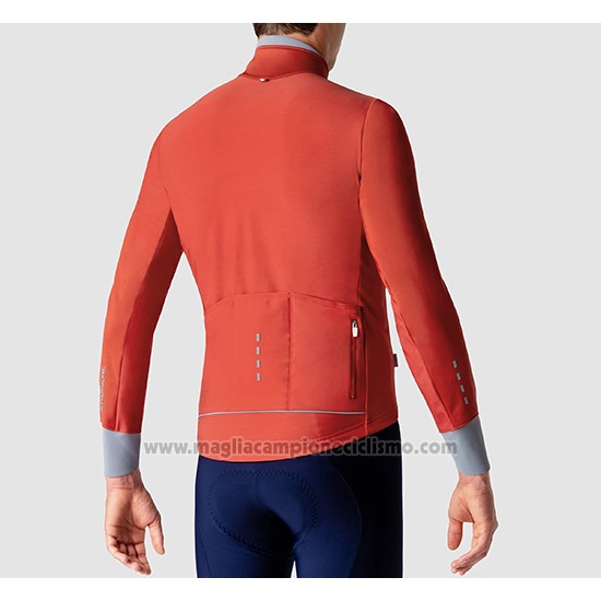 2019 Abbigliamento Ciclismo La Passione Arancione Grigio Manica Lunga e Salopette